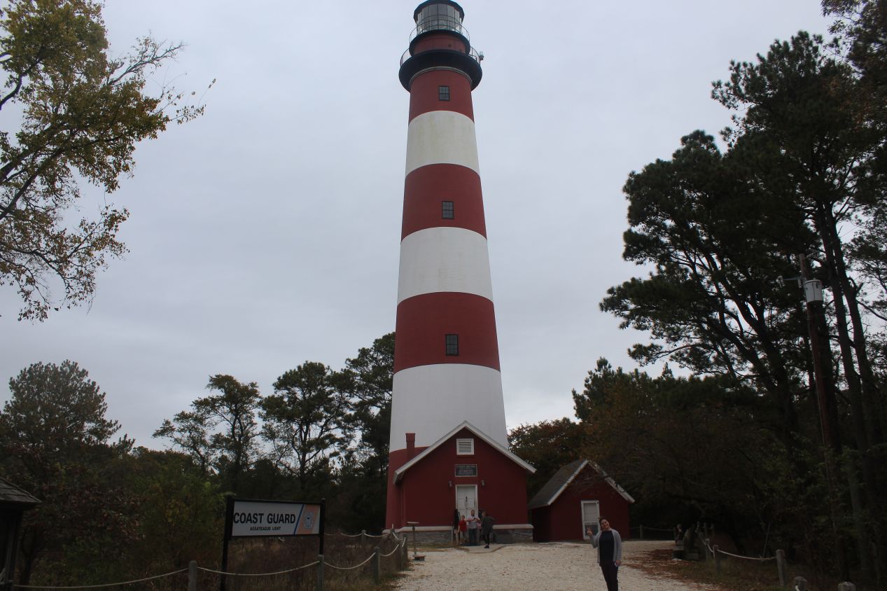 The 2024 Red and White-Striped Assateague Lighthouse