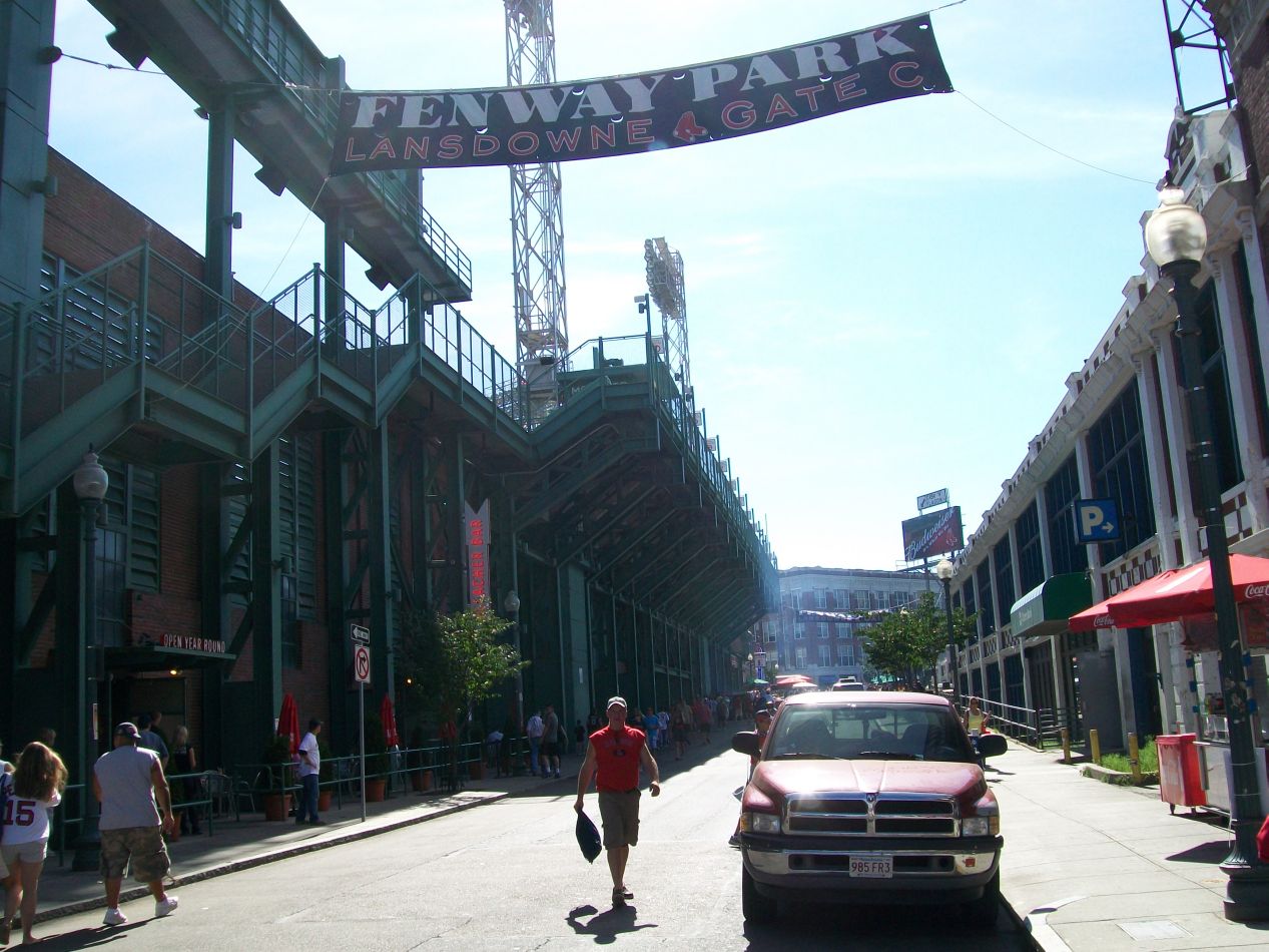 Fenway Park Lansdowne Street  Fenway park, Fenway park green monster,  Lansdowne